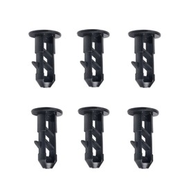 SagaSave 6X Wheelie Bin Lid Hinge Pins Black Plastic Fit for 240L Household and Commercial Wheelie Trash Bins