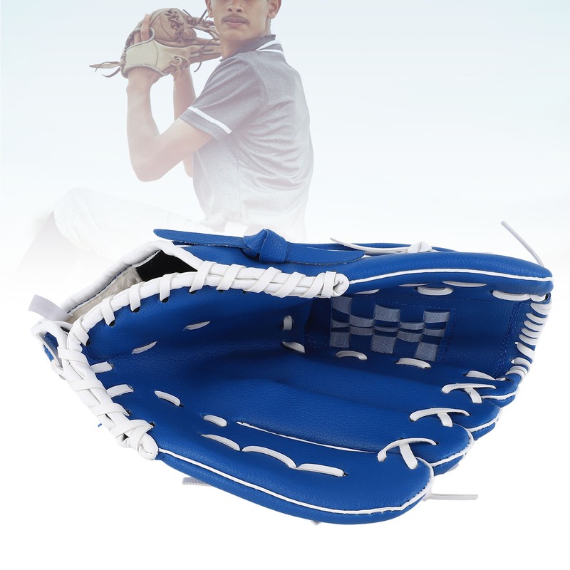 Softball Glove 12.5 Inches Blue Sport Baseball Glove Outfield Mitt
