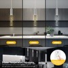 OTeedo 3 Pack Pendant Lights Kitchen Island,3 Color Modern LED