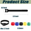 100 Pcs Reusable Cable Ties, Straps Cable Ties, Adjustable Straps