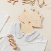 Baby Clothes Hangers, Pack of 5 Baby Hangers, Wooden Baby