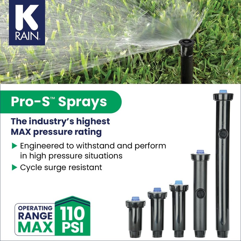 K Rain Pro-S 6" Pop-Up Spray | 30 PSI Pressure
