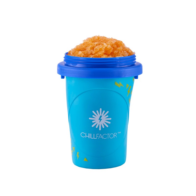 Chill Factor Colour Shock slushy maker Totally Cool Blue- Reusable