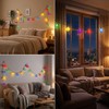 Afirst Solar String Lights Outdoor Waterproof, 15FT Multicolor Patio Lights