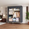 ArluKin Portable Wardrobe Closet Durable and Easy to Assemble Heavy