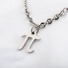 Unisex Pi Sign Keychain Back to School Gift Science Jewelry