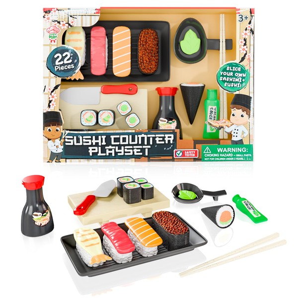 Lollipop Sushi Interactive Toy - Pretend Play Food Set -