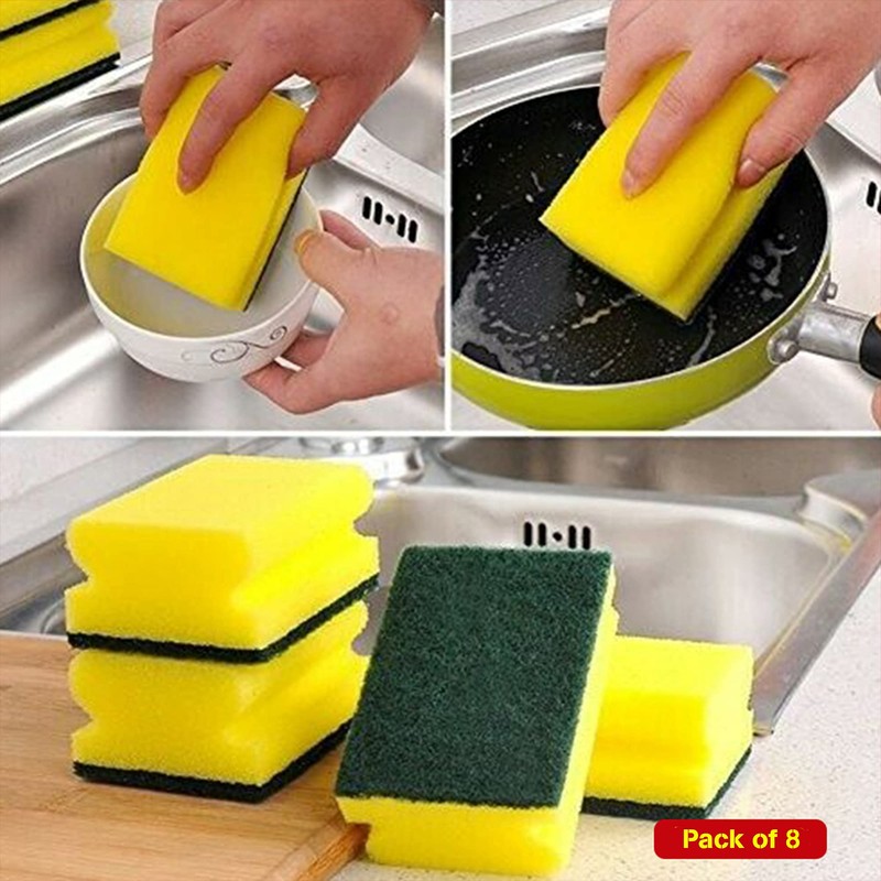 Proff Absorbent Kitchen Dishes Washing Up Sponges, Foam, Standard, Pack