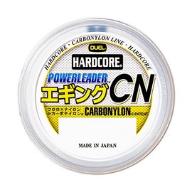 Duel H3630 Carbon Nylon Line, No. 1.5, Hardcore Power Leader, Eging, 65.6 ft (20 m), No. 1.5, Natural Clear