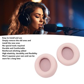Replacement Ear Pads, Compatible with Q30 Q35 Q30 BT Q35 BT Headset, Earpads Cushions with Soft Protein Leather Noise Isolation Foam, Improve Sound Quality (-2610240009413)