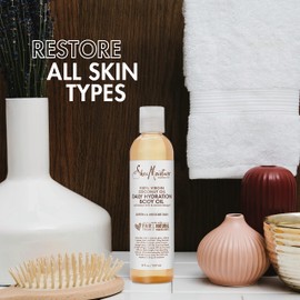 SheaMoisture SheaMoisture Daily Hydration Body Oil Virgin Coconut Oil For Dry Skin Paraben Free 8 oz