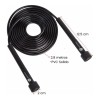 Cuerda Para Saltar Sportisimo - Ajustable Ejercicio Brincar Color Negro