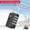 ZHEGE TSA Lock Suitcase, Suitcase Locks, 4-Digit Locks, Combination Code