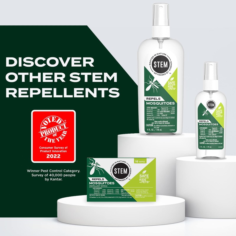 Stem Repels Mosquitoes: Mosquito Repellent Spray With Botanical Extracts; 2