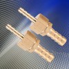 2pcs Hose Nozzle Connector Brass Hose Barb Quick Release Pack
