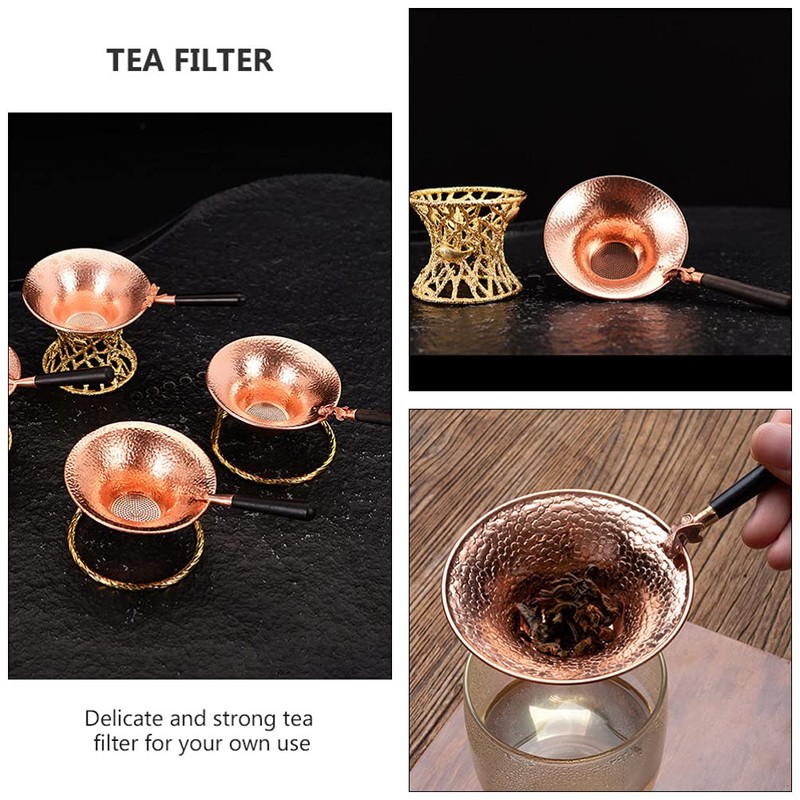 Copper Tea Strainer Copper Tea Infuser Copper Coffee Strainer Tea