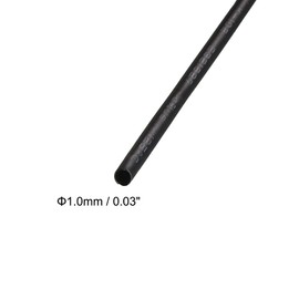 TA-VIGOR 1Pcs Heat Shrink Tubing, 1mm Heat Shrink Sleeving, 6M Long Wire Wrap Sleeve, Heat Shrink Tube for Electrical Insulation, Repairs, Cable Bundling, Wrap Cable, Black
