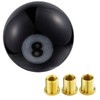 Arenbel 8 Billiard Ball Shape Shifter Knob Round Gear Lever