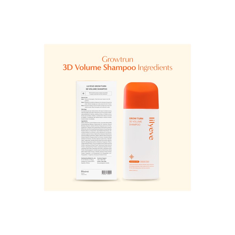 lilyeve [lilyeve]Grow:Turn 3D Volume Shampoo 200ml