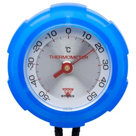 Empex (エンペックス) Thermometer Analog Thermomax50 Limited Color Clear Blue with Neck Strap FG-7356