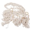Storage Hammock Triangular Bohemian Style Cotton Rope Weaving Stuffed Animal