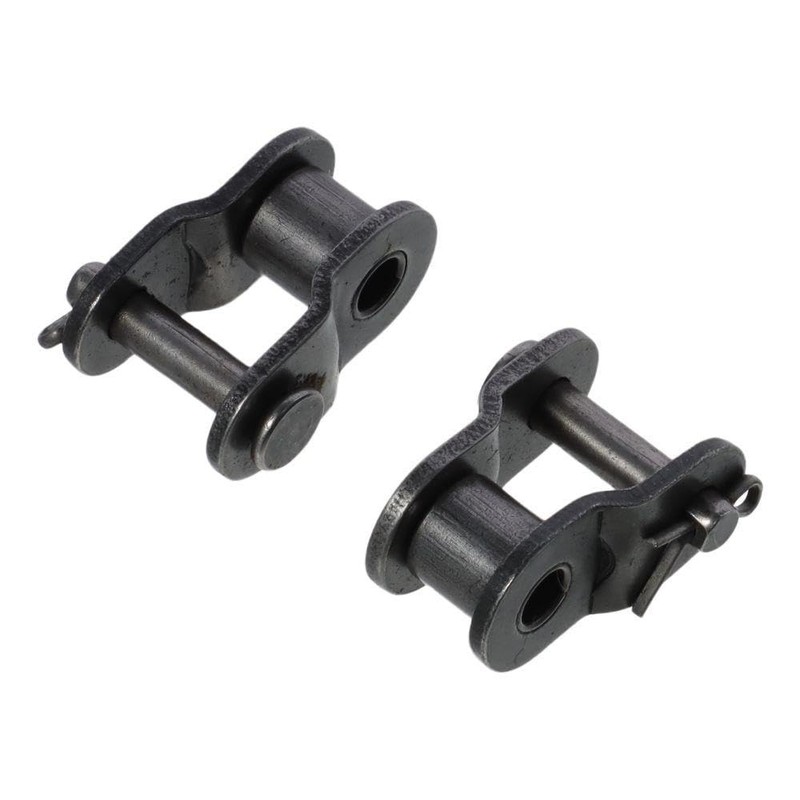 Fudeshe 10Pcs Roller Chains,#50 Chain Offset Half Link Roller, Carbon