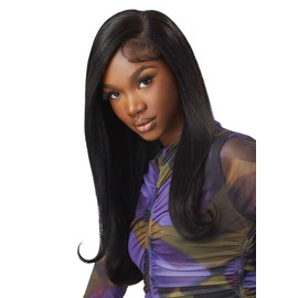 Outre 100% Human Hair Purple Pack Yaki 10" (1 Pack, MEDIUM BROWN 4)