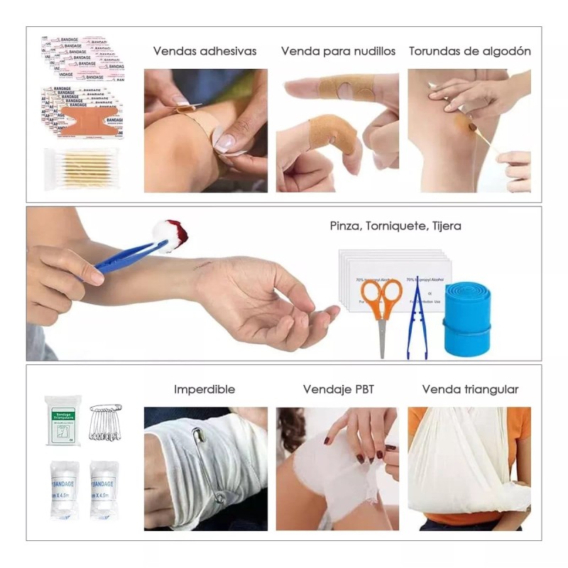 1 Kit De Supervivencia De Emergencia Para Camping 29 En1