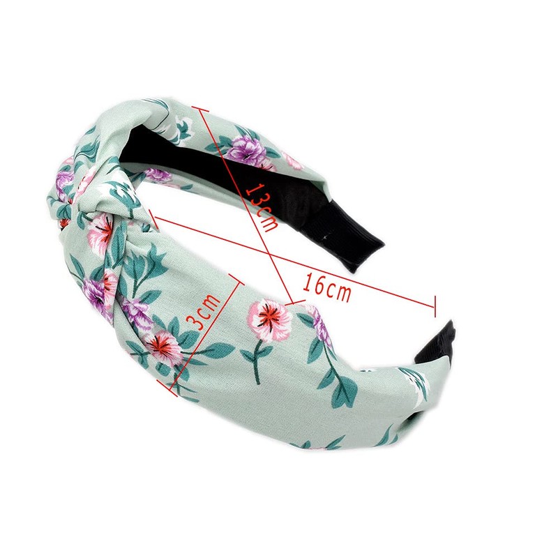 Headbands for Women Wide Solid Color Elastic 6 Packs Mixed