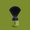 nom Max Vegan Black Fibre Shaving Brush, Olive, MAX21OL