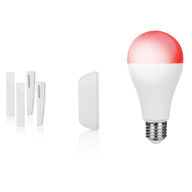 Smartwares Smart Home Pro | Funk Alarm Set inklusive Basistation,