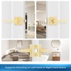 Leydebong 1 Pack Gold Door Handles, Keyless Privacy Door Levers