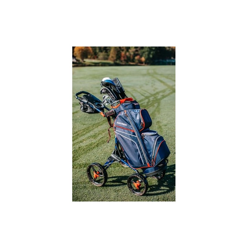Datrek DG Lite II Cart Bag, Charcoal/Red/Black