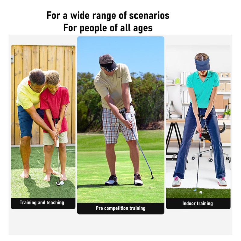 Luocute Golf Putting Aid Trainer, Golf Swing Training for Precision