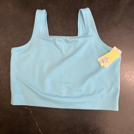 All In Motion NWT All In Motion Seamless Crop Tank Plus Size 3X Blue