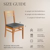 SearchI Stretch Dining Chair Seat Covers Set of 4, Soft