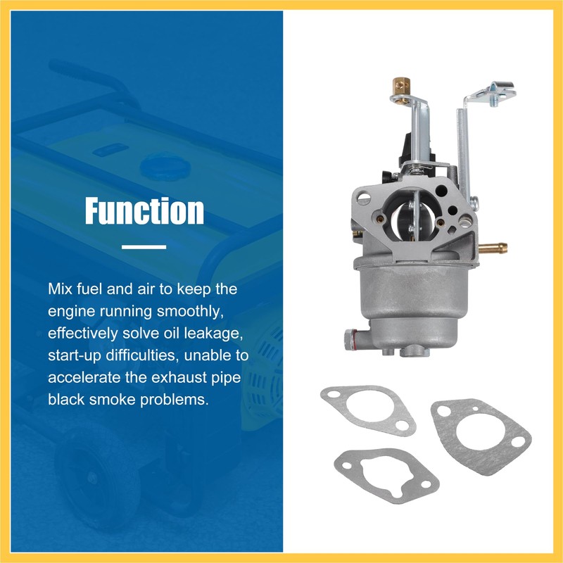 REPAIROCK Carburetor with Gasket for CAT RP6500, RP7500E, RP8000E Gas