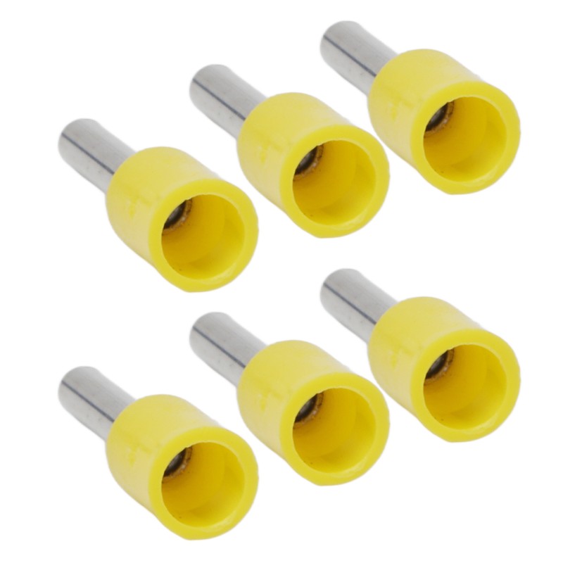 1000pcs E1008 Insulated Ferrules Terminal Copper PVC Pin Cord End