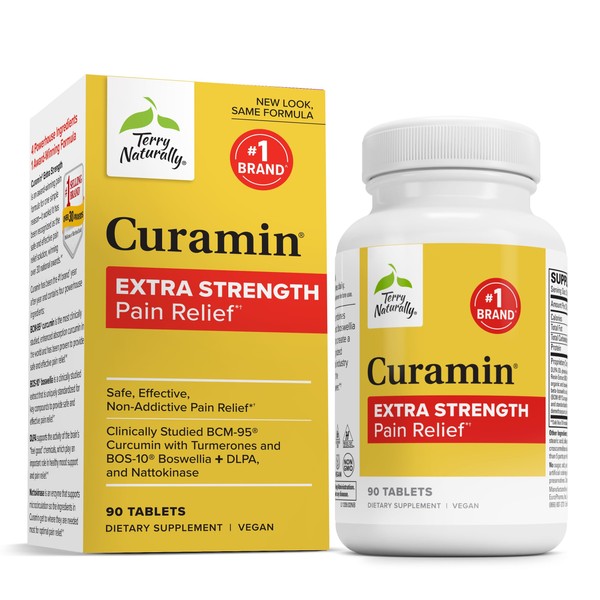 Terry Naturally Curamin Extra Strength - Curcumin & Boswellia Supplement