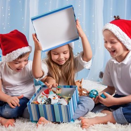 DONGZHI 12 Christmas Wind Up Toys for Kids & Adult,Clockwork Walking Jumping Christmas Toy for Stocking Filler and Party Bag Filler