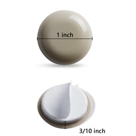1 Inch Self-Stick Furniture Sliders, Kayzn 24 PCS Furniture Sliders for Carpet, Chair Sliders for Carpet - Easily Glide Any Items & Protect The Floor!