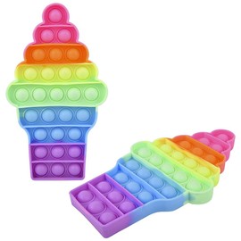 Rhode Island Novelty 7.25" NEON Multi Color ICE Cream Bubble Poppers