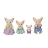 Calico Critters Fennec Fox Family, Set of 4 Collectible Doll