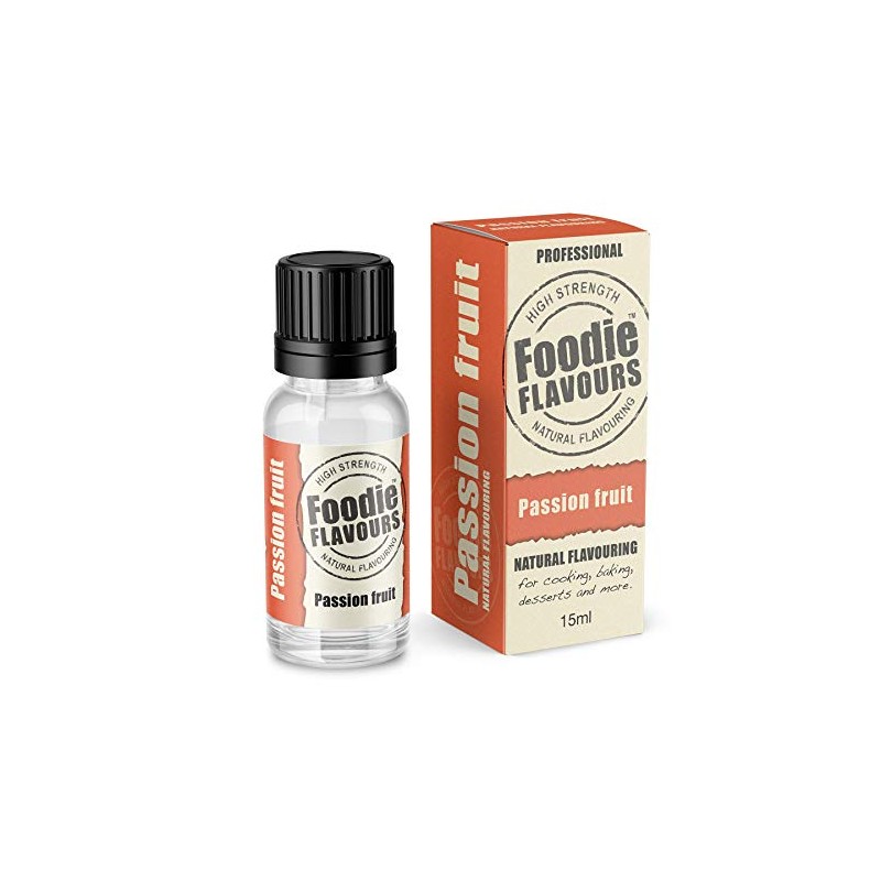 Passion Fruit Natural Food Flavouring 15ml - Foodie Flavours