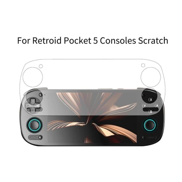 Unbranded For Retroid Pocket 5 Consoles Scratch Resist Clear Tempered