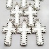 Ny6design Pewter Cross Charms – 19mm 8pcs Mini Silver Pendants