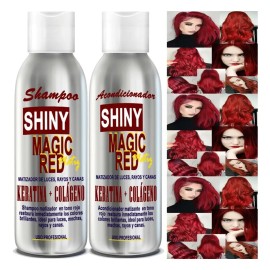 Shampoo Y Acondicionador Matizador Cabellos Rojos Shiny Red