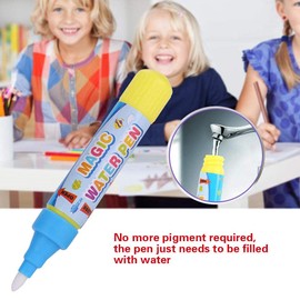 Fdit Baby Water Colouring Pens Drawing Pen Kids Magic Paint Matte Kids Drawing Drawing Pen Blue