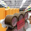 iMBAPrice 3-Inches Brown/Tan Color Shipping Packaging Tape 6 Roll of