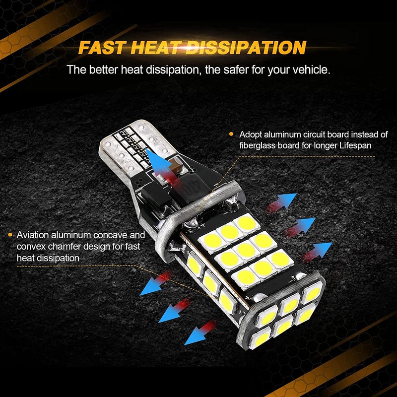 Auxbeam 912 921 LED Backup Light Bulbs, Canbus Error Free